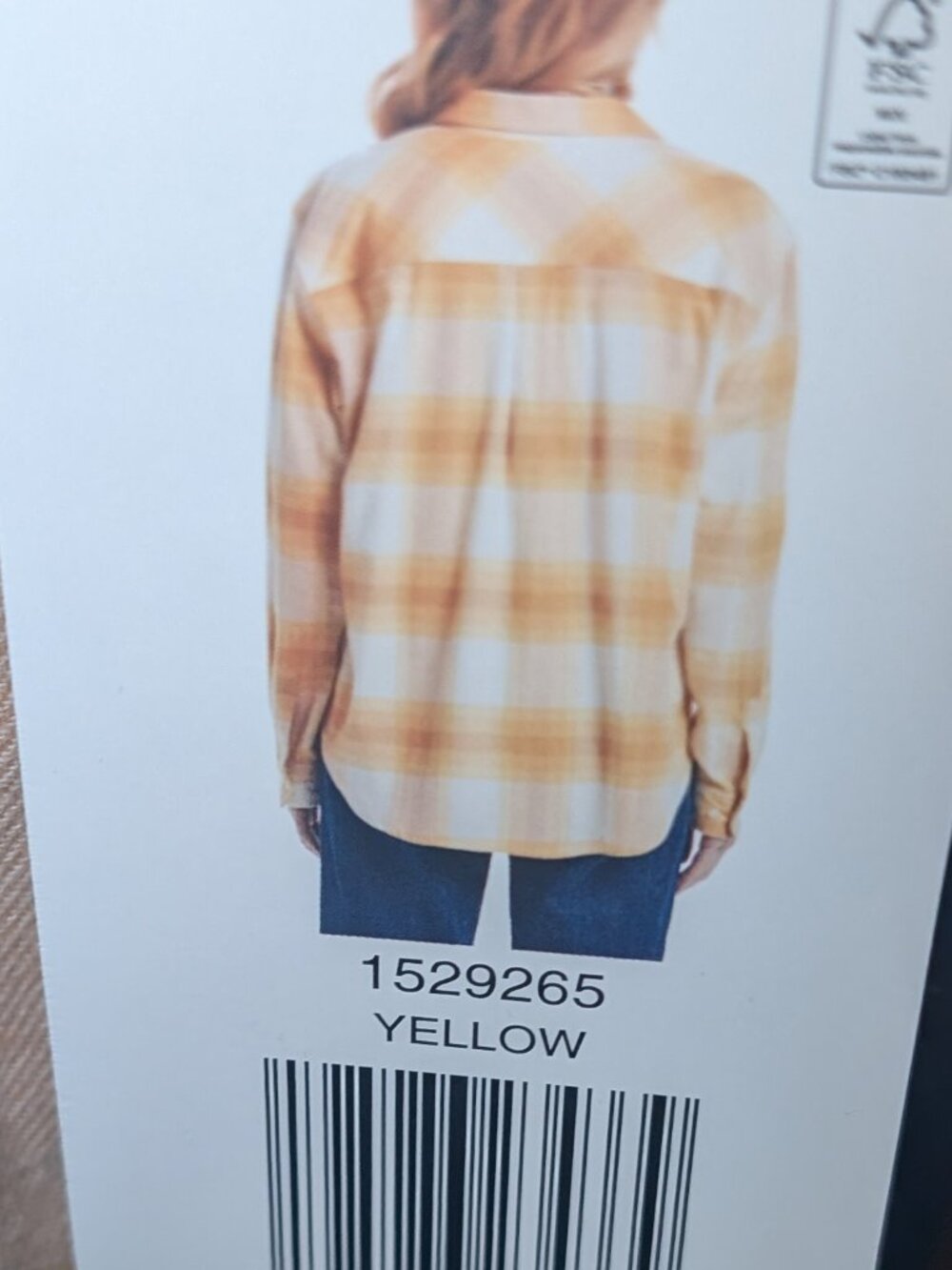 NWT Weatherproof Vintage Womens L Flannel Plaid Button-Up Shirt Comfort Stretch - Picture 2 of 4